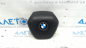 Airbag in the driver's steering wheel for the BMW 5 G30 17-23, black, leather