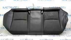 Rear seat cushion, 2nd row, Honda Accord 19-22, combination, leather + cloth, black, needs cleaning, wrinkled