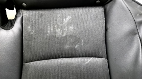 Rear seat cushion, 2nd row, Honda Accord 19-22, combination, leather + cloth, black, needs cleaning, wrinkled