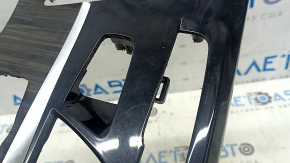 BMW 5 G30 17-23 center console trim, gloss black, wood grain, scratches