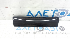 BMW 5 G30 17-23 wood grain center console trim, front, scratches