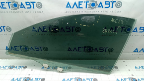 Front left door glass for Honda Accord 23-24, tinted, glued in place