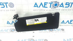 Right sun visor for BMW 5 G30 21-23, black, without hook