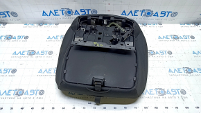 Jeep Cherokee KL 14-18 driver's seat cushion upholstery, black leather