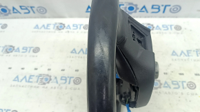 BMW 5 G30 17-23 black leather steering wheel, heated, worn, scratches, tears