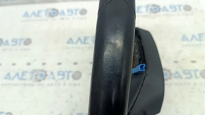 BMW 5 G30 17-23 black leather steering wheel, heated, worn, scratches, tears
