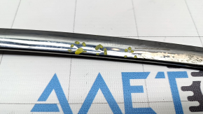 Upper front left door molding for Honda Accord 23-24, chrome, bent, bumps from the inside