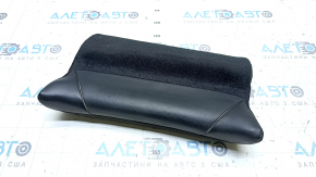 Lumbar support cushion for the driver's seat of the Jeep Cherokee KL 14-18, black leather