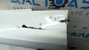 Left side sill for Honda Accord 18-20, white, broken fasteners, scratches, cracks