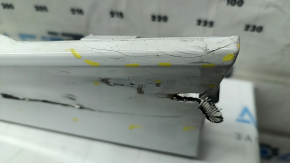 Left side sill for Honda Accord 18-20, white, broken fasteners, scratches, cracks