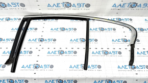 Upper rear left door molding for BMW 5 G30 17-23 chrome
