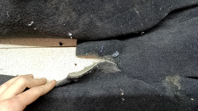 Floor covering Audi Q5 80A 18-24 black, tears, for dry cleaning