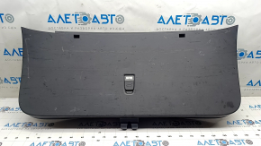 Tesla Model X 16-21 lower tailgate trim assembly, black, scratches, worn