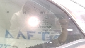 Rear left window, blind glass, Honda Accord 18-22, chrome, scratches on chrome, cut seal