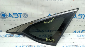 Rear right window, blind glass, Honda Accord 18-22, chrome, scratches on chrome, cut seal
