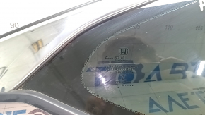 Rear right window, blind glass, Honda Accord 18-22, chrome, scratches on chrome, cut seal