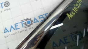 Rear right window, blind glass, Honda Accord 18-22, chrome, scratches on chrome, cut seal