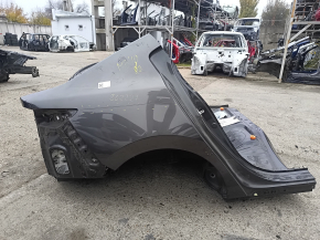 Quarter wing rear right Mazda 3 19-24 4d, white, on the body, bumpers
