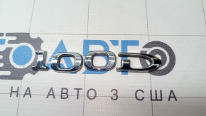 Tesla Model X 16-21 100D tailgate emblem