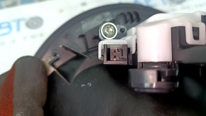 Fuel filler flap assembly with housing for Mazda 3 22-24 4d with lock, Mexico built, broken mount