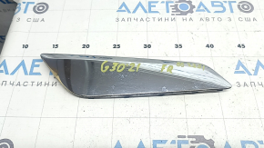 Right fender vent trim for BMW 5 G30 17-23, chrome, scratches