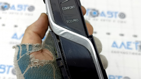 BMW 5 G30 17-23 center console button block for parking sensors, scratches, chrome bulging