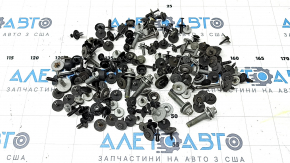 Incomplete set of hardware for the bumper, hood, and fenders of a BMW 5 G30 21-23