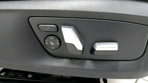 Passenger seat BMW 5 G30 21-23 with airbag, electric, heated, perforated, Sensatec leather, black, Sport