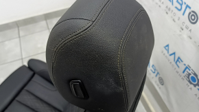 Passenger seat BMW 5 G30 21-23 with airbag, electric, heated, perforated, Sensatec leather, black, Sport