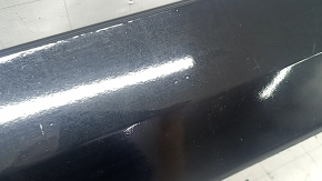 Left side sill for BMW 5 G30 17-23, black, scratches