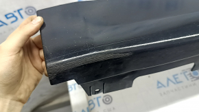 Left side sill for BMW 5 G30 17-23, black, scratches