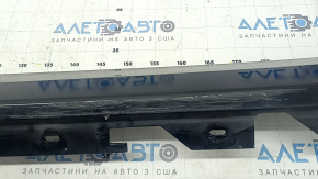 Left side sill for BMW 5 G30 17-23, black, scratches