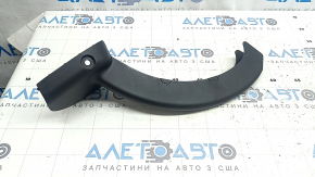 Right trunk lid hinge trim for BMW 5 G30 17-23 black, scratches