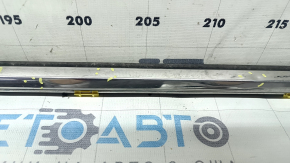 Door-glass molding, center rear right, Toyota Highlander 20-25, chrome, dents, bent, broken fasteners