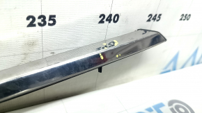 Door-glass molding, central front right, Toyota Highlander 20-25, chrome, dents, bent, broken fasteners