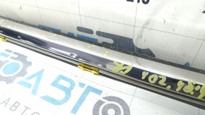 Door-glass molding, central front right, Toyota Highlander 20-25, chrome, dents, bent, broken fasteners