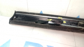 Door-glass molding, central front right, Toyota Highlander 20-25, chrome, dents, bent, broken fasteners