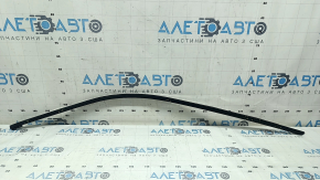 Upper front right door molding for Toyota Highlander 20-25, black, bumpers