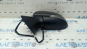 Left side mirror Toyota Highlander 20-24, 7 pins, turn signal, heated, BSM, graphite, scratches on the turn signal, broken housing