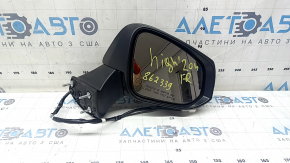Right side mirror for Toyota Highlander 20-25, 7 pins, turn signal, heated, BSM, graphite, scratches on the turn signal