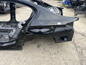 Quarter wing rear left BMW 5 G30 17-23 on the body, black