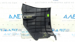 Toyota Highlander 20-24 black, scratched, front lower left pillar trim