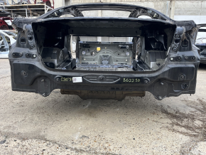 Rear panel BMW 5 G30 17-23 2-piece, on the body, black