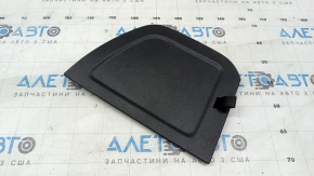 Left trunk lid for Toyota Highlander 20-24, black, scratches, needs cleaning