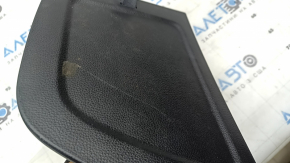 Left trunk lid for Toyota Highlander 20-24, black, scratches, needs cleaning