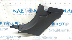 Jaguar F-Pace X761 17-20 black, scratched front pillar trim, lower left