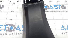 Tesla Model X 16-21 black front pillar trim, left lower, worn, broken mount