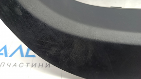 Tesla Model X 16-21 black front pillar trim, left lower, worn, broken mount