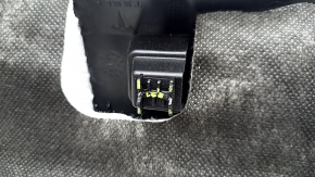 Tesla Model X 16-21 black front pillar trim, left lower, worn, broken mount