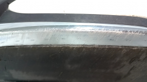 Left muffler cap for Honda Accord 18-22 EXL, touring, white insert with chrome, scratches, worn